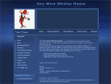 Tablet Screenshot of keywestshrimphouse.com